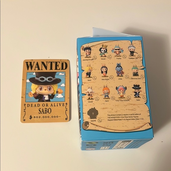 POP MART The Monsters X One Piece Sabo Figure - Picture 2 of 4